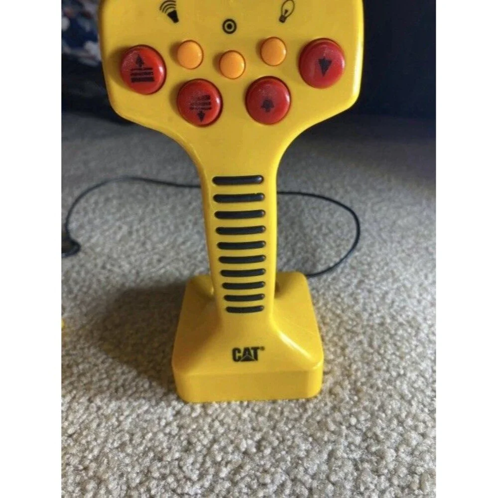 Vintage Toy State CAT Caterpillar Wired Remote Control Dump Truck Working 1990s